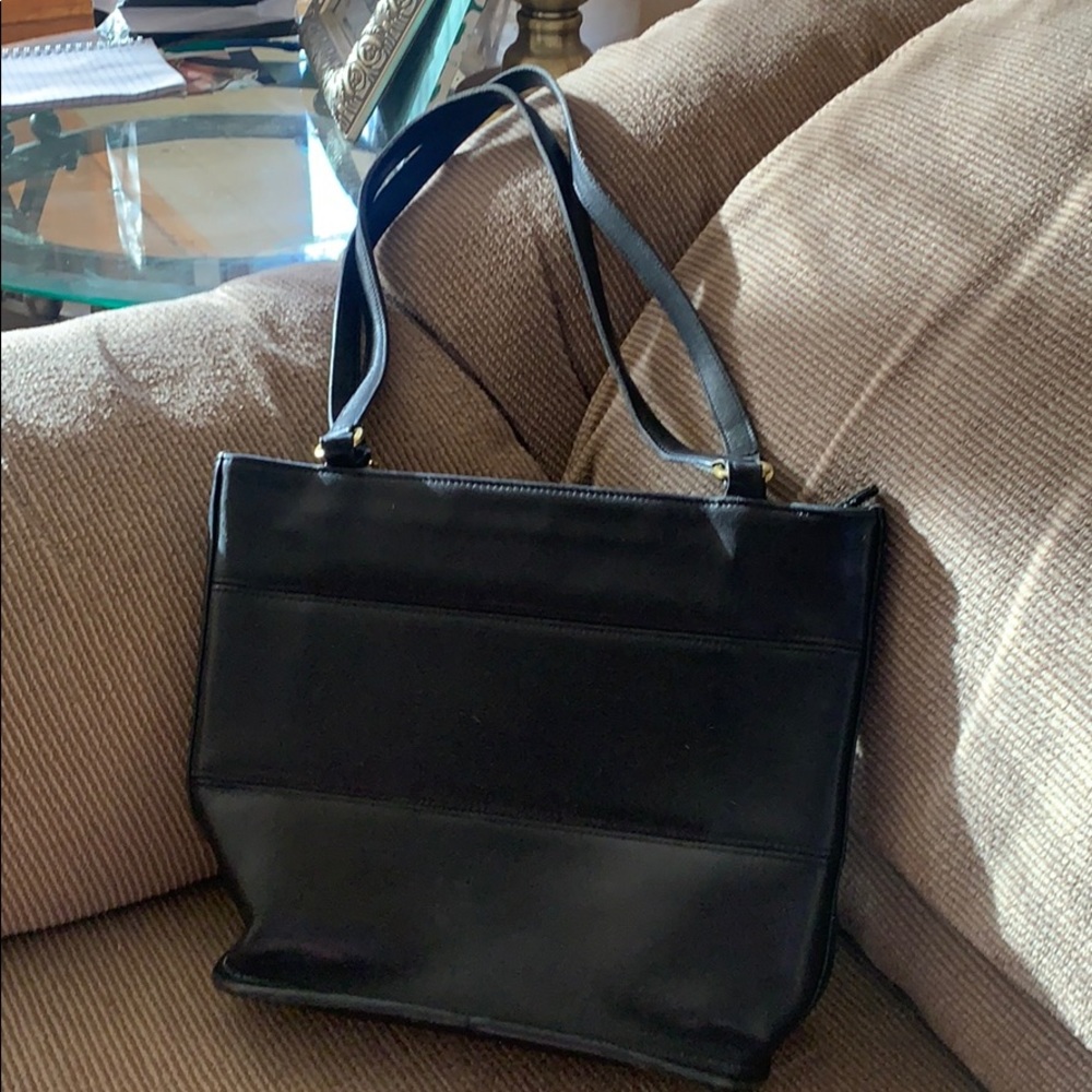 Coach purse leather